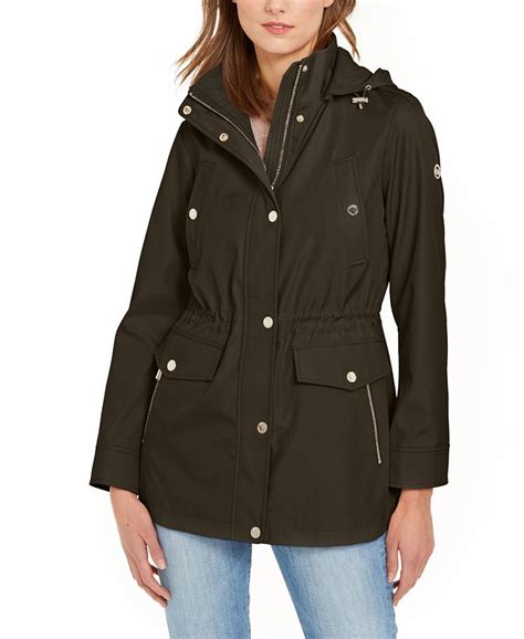 winter women michael kors coat|Michael Kors anorak jacket women.